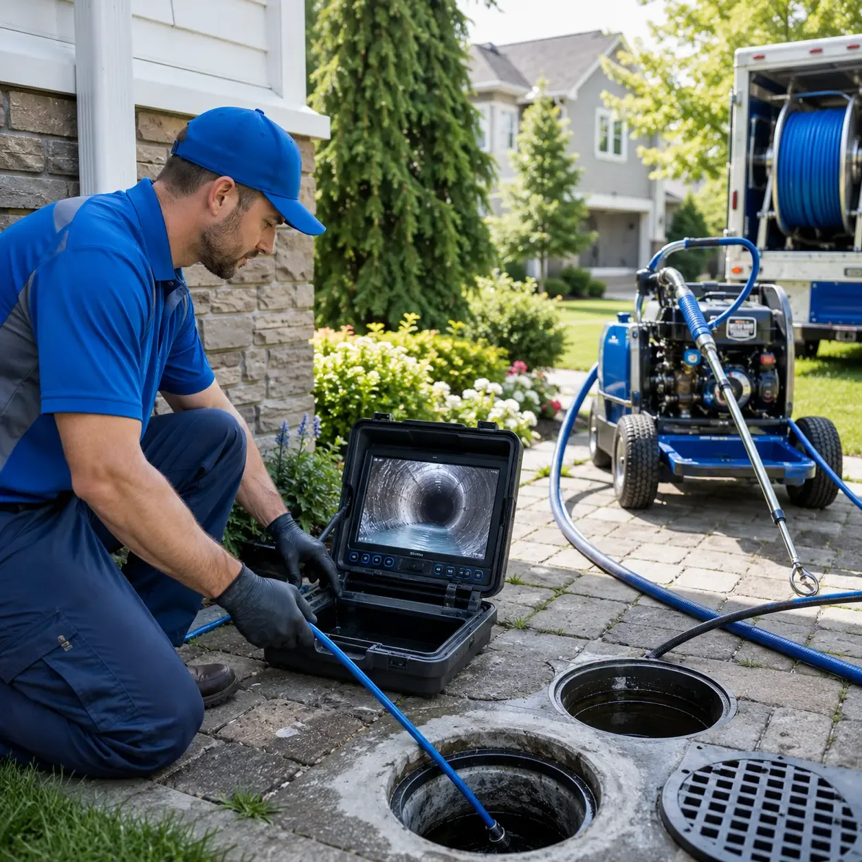 Outdoor drain cleaning professionals serving North Yarmouth, ME